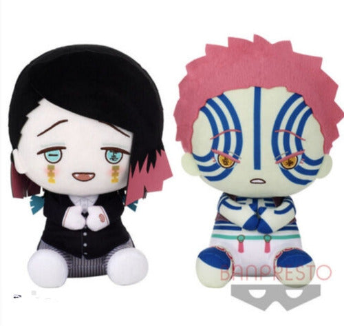 Banpresto Kimetsu No Yaiba 25cm Akaza Enmu Anime Plush 3