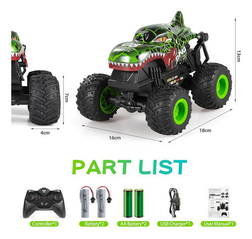 ~? Dyodyorc Rc Truck 2.4ghz High Speed Remote Control Car Pa 4