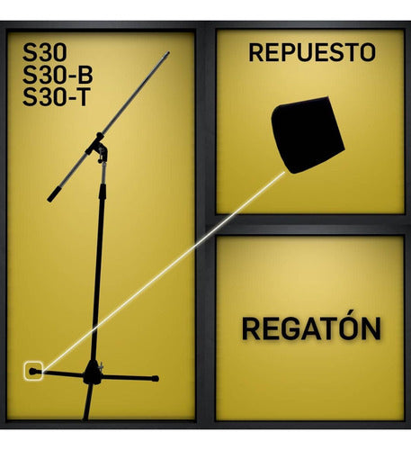 Regaton Para Pie De Microfono Tms 2