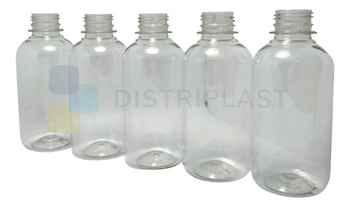 Distriplast Plastic PET Bottle 250ml, Container 250cc Screw Cap X30 Unid 5