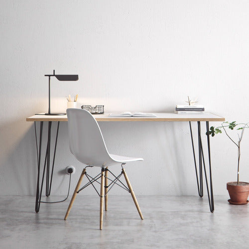 VisualizarDesign Nordic Scandinavian Desk 105x55 Hairpin Legs 4