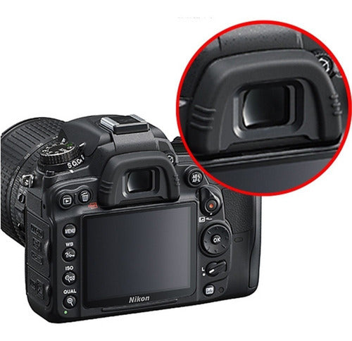 Visor Goma Eyecup Dk-21 Para Nikon D750,d610,d600,d7000,d90 1