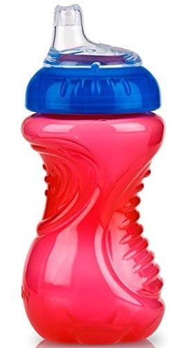 Nuby 2 Piece No Spill Easy Grip Trainer Cup 4