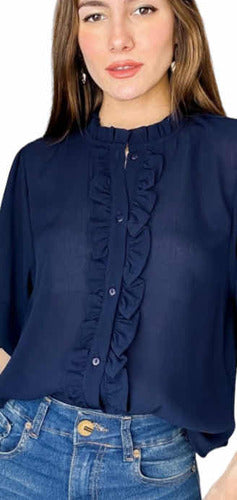 Cozy Blouse Woman Gaza 3/4 Sleeve 0