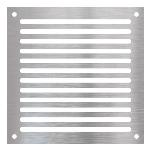 Stainless Steel Ventilation Grille 150x150 mm 0