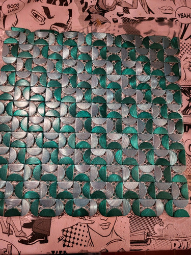 Otaki Malla Venecitas Aluminio, Medio Círculo. Ideal Mosaico. Nuevas 3