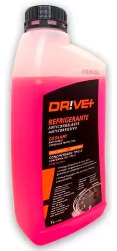 Drive+ Liquido Refrigerante Organico Tipo A Rojo Concentrado 0