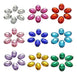 Deco Import 400 Faceted Oval Sewing Gems 10x14mm Pack 0