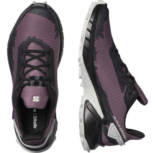 Salomon Zapatillas Mujer Alphacross 4 Violetas Trail Running 4