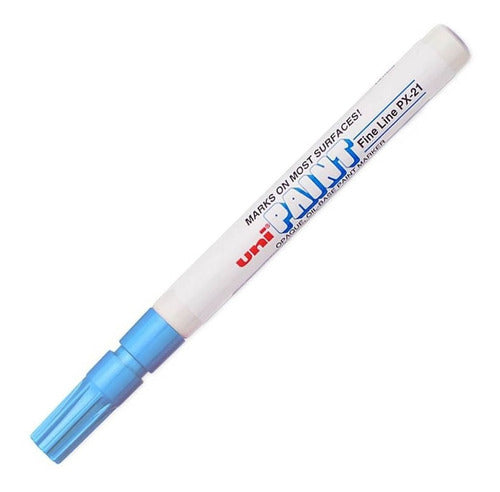 Uni Paint PX-21 Light Blue Oil Paint Marker Set of 12 1