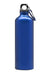 Metallic Aluminum Sports Water Bottle with Screw Cap and Hook 800ml 2