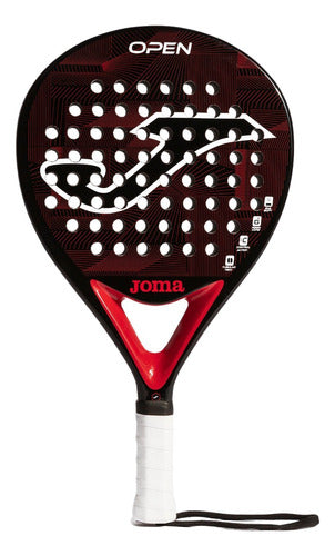 Joma Open Padel Racket Fiber Glass Paddle Soft Eva Tear Shape 5