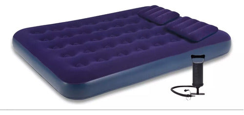 Avenli Inflatable Mattress 2 Places + Pump + 2 Pillows 0