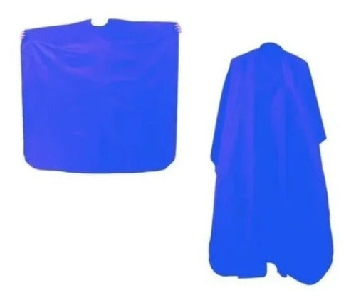 SP DISTRIBUIDORA Hairdressing Cutting Cape - Plastic Plain Color Options with Velcro 1