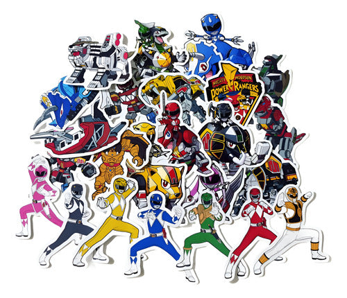 Pack Stickers - Power Rangers X 24 Unidades - L3p 0