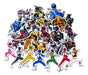 Pack Stickers - Power Rangers X 24 Unidades - L3p 0