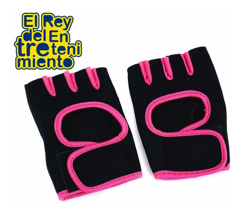 Expert Guantes Gimnasio P/pesas Gym Pilates Fitness Neoprene El Rey 7