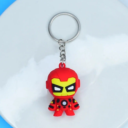 Generic Marvel 3D Rubber Keychain Pack of 3 7