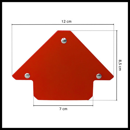 Escuadra Magnetica Soporte Soldador Hasta 12 Kg 3 Pulgadas 2