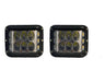 Juego Faros Camineros 18led 12v-24vint.naranja/blanco An-619 0