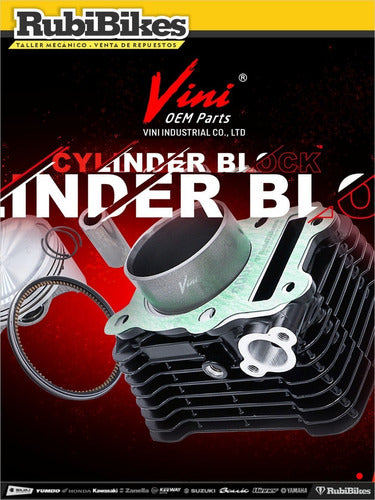 Cilindro Para Cg 150cc De Aluminio. Vini 1