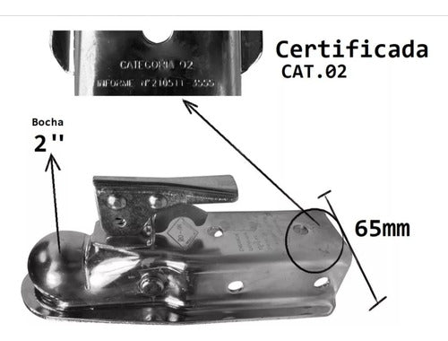 Roan Heavy-Duty 2-Inch Trailer Coupler 1