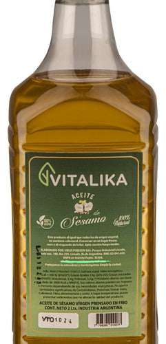 Vitalika Cold Pressed Sesame Oil Edible 2 L 0