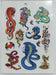 Temporary Self-Adhesive Tattoos Variety Pack 6 Sheets 4