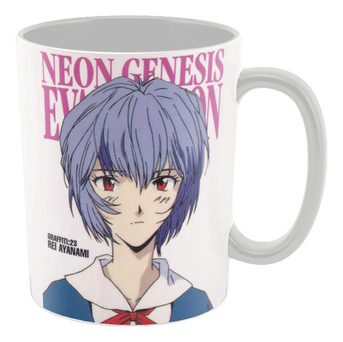 Sublifreaks Taza De Cerámica - Evangelion Rei Ayanami 2 0