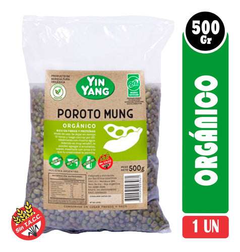 Poroto Mung Orgánico 500gr Yin Yang / Organic Mung Beans 0