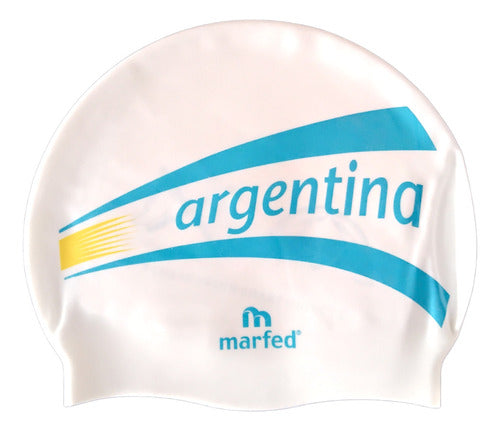 Swimming Cap Marfed Silicone Combined Colors for Pool 22