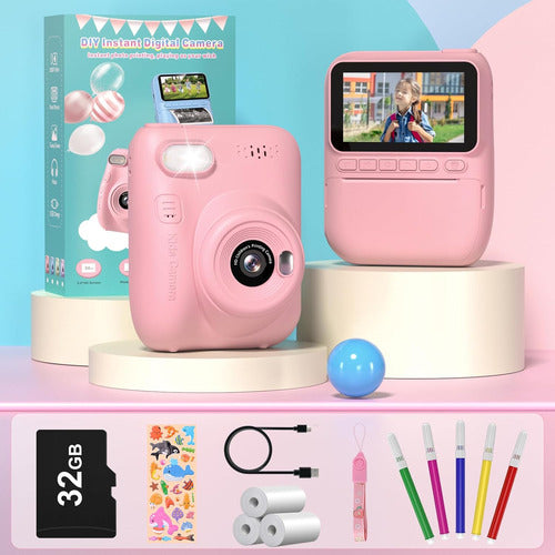 HERMES SHOP Instant Camera For Kids Aged 3-10 Years With HD Screen 6