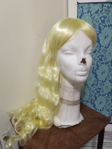 Peluca Amarilla Larga Corte Desgarrado By La Parti Wigs! 2