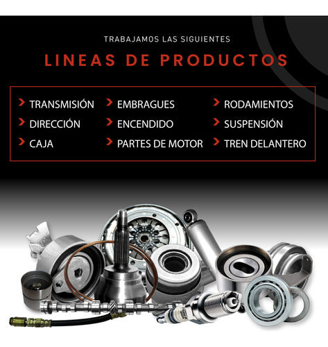 Parrilla Homocinetica Toyota Hilux 4X4 2.8D (2000 To 2006) 26/34 464 K 2