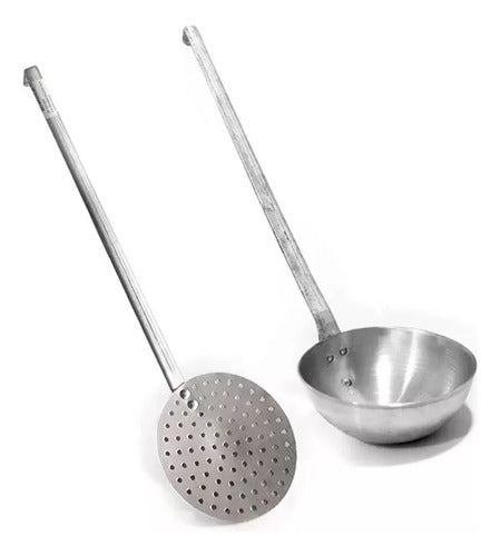 Gastronomic Aluminum Skimmer and Ladle Set by El Siglo - Gastronomico Model 0