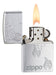 Zippo 29444 Cubism Chrome Brushed Lighter 0