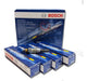 Bosch Kit X4 Glow Plugs Preheating VW Gol 1.9 Sd Diesel 0