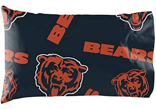 Juego De Cama Tamaño Queen En Una Bolsa Nfl Chicago Bears Co 1