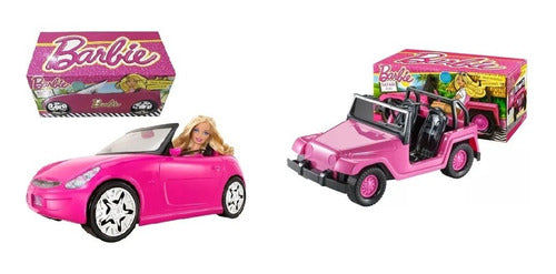 Auto + Jeep Barbie Miniplay Casa Valente 1