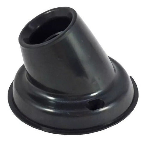 High-Quality Black Curved Socket Lamp Holder 0