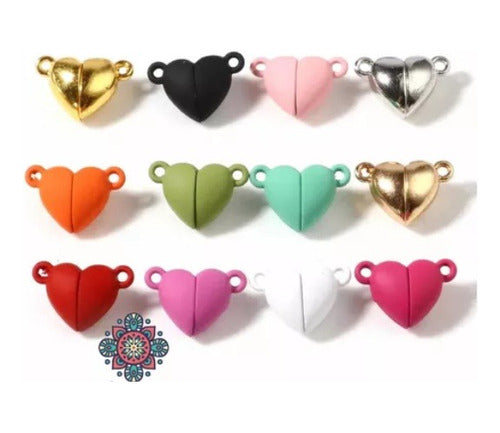 SanadiBijou Heart Shaped Magnetic Charms X 10 Pairs 0