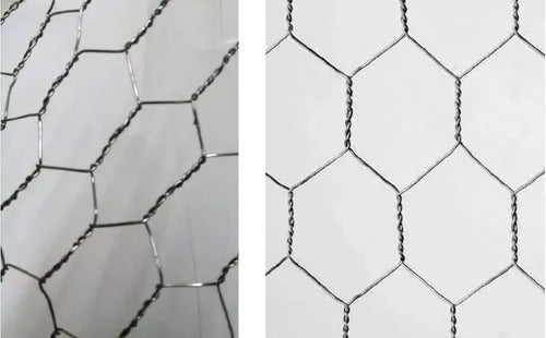 Tejido Malla Hexagonal Gallinero Galvanizad 1/2'' 0,8m X 25m 1