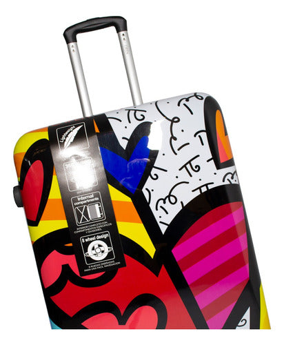 OWEN Travel Suitcase Large Printed Hard OW40006 28'' 3c 1