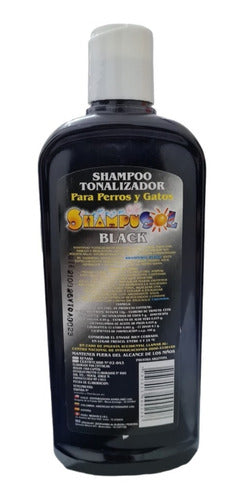 Shampusol Shampoo Tonalizador Black 260ml for Dogs and Cats 1