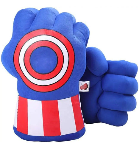 Avengers 28cm Fist Gloves Hulk Spiderman Cap America Thanos 5