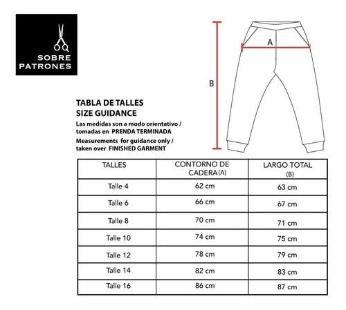 Sobre Patrones Molde De Costura, Patron Jogging Escolar Niños, Imprimible 2