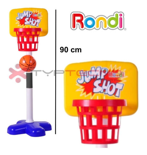 Basketball Basket Set Rondi Aro Regulable Juegos Deportes 2