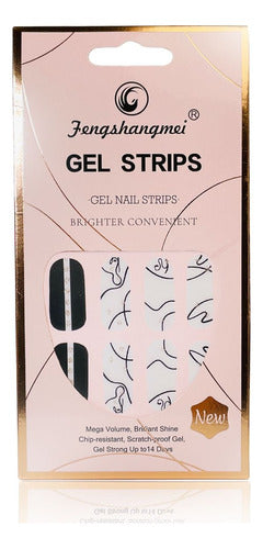 Jengshangmei Press On Gel Stickers for Nails 6