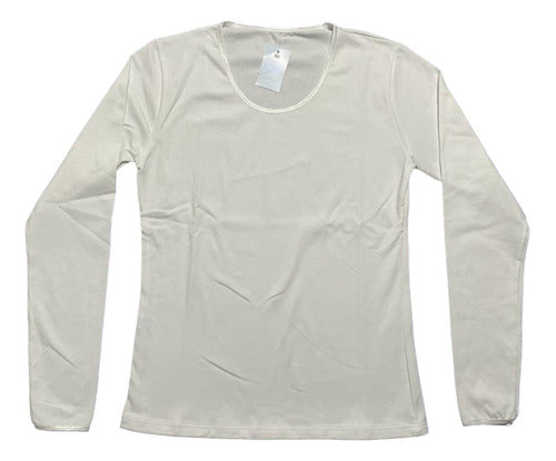 Women's Cotton and Lycra Long Sleeve T-shirt 0