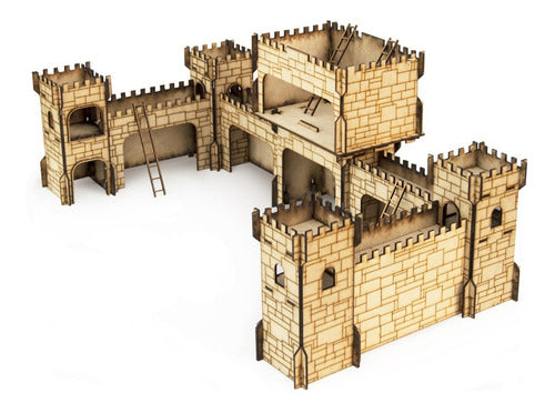 El Rey Del Fibro Medieval Stronghold Castle + All Flex Accessories 2